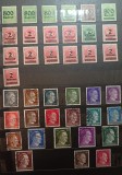 Lot timbre Germania Deutsches Reich 1923-1944 &ndash; Inflație, Hitler Definitive, valori p&acirc;nă la 520 milioane Mark, 30+ exemplare