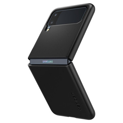 Husa Spigen Fit Samsung Galaxy Z Flip 3 5G Negru foto
