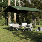 Prelata de camping, verde, 360x294 cm, impermeabila