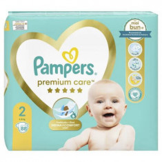 Scutece Premium Care, Nr. 2, 4 - 8 kg, 88 buc, Pampers