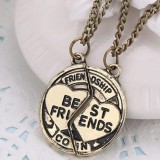 Cumpara ieftin Pandantiv / Colier / Lantisor - BFF / BF - SET Best Friends - Friendship