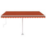 Cumpara ieftin Copertina autonoma retractabila automat oranj&amp;maro 450x300 cm