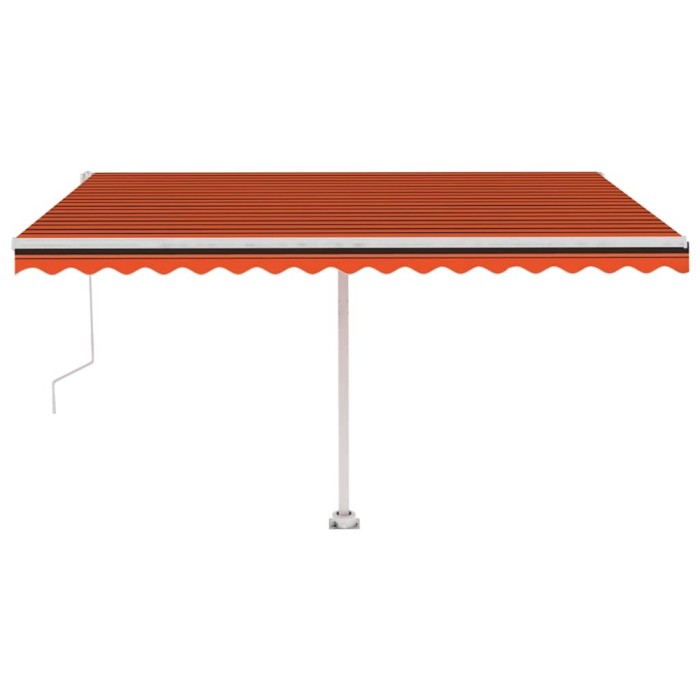 Copertina autonoma retractabila automat oranj&amp;maro 450x300 cm