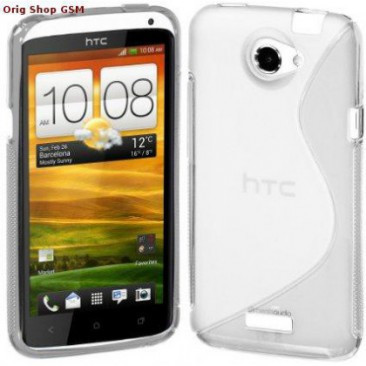 HUSA SILICON S-LINE HTC ONE X TRANPARENT foto