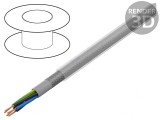 Cablu &Ouml;LFLEX CLASSIC 100 CY PVC 5G0.5mm2 Transparent Gri