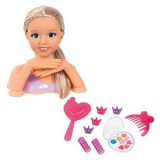 Cap de manechin pentru machiaj și coafat, 25 cm, set cu accesorii, CMCLASS