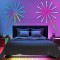 Banda LED, control cu telecomanda sau bluetooth, fireworks, alimentare USB, banda flexibila, music, voice, multicolor