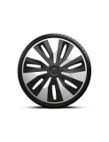 Set capace roti camion 16` Silver-Black Orion Van 4buc, Mega Drive