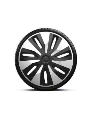 Set capace roti camion 16` Silver-Black Orion Van 4buc foto