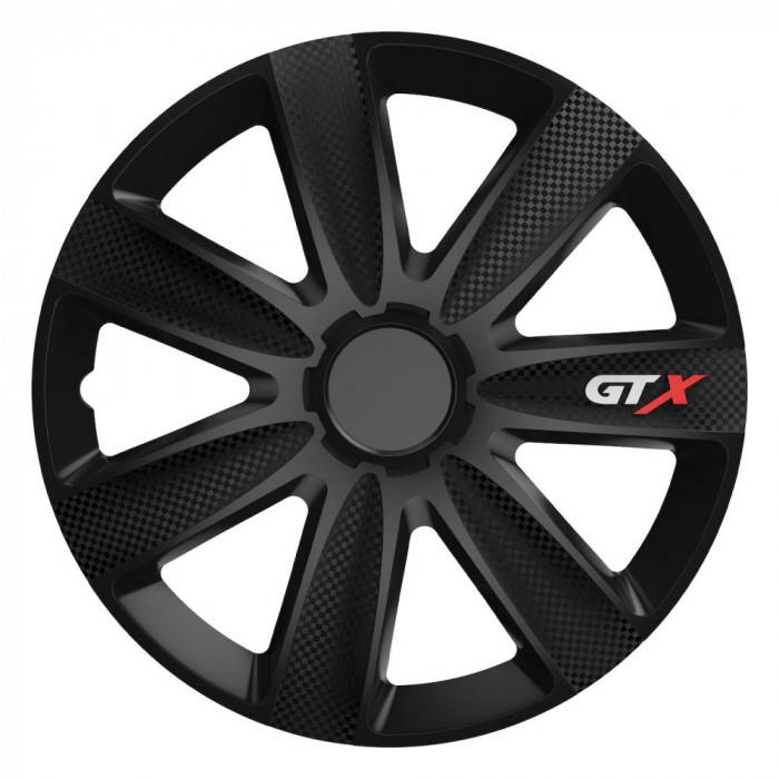 Set 4 capace roti model GTX 14&quot; - CARBON &amp; BLACK AVX-AM10323