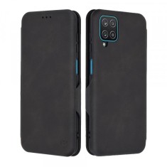 Husa pentru Samsung Galaxy A12 Nacho A127 / A12 A125, Techsuit, Safe Wallet Plus, Neagra