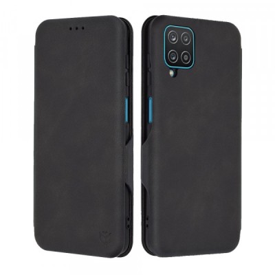 Husa pentru Samsung Galaxy A12 Nacho A127 / A12 A125, Techsuit, Safe Wallet Plus, Neagra foto