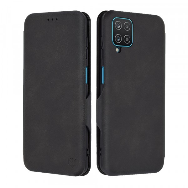 Husa pentru Samsung Galaxy A12 Nacho A127 / A12 A125, Techsuit, Safe Wallet Plus, Neagra