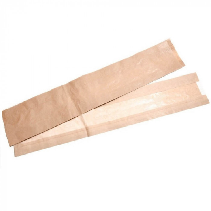 Set 1000 Pungi Hartie cu Fereastra BOPP, 12x5x60 cm, Bax Pungi pentru Patiserii si Brutarii, Pungi cu Fereastra pentru Baghete, Ambalaje Hartie pentru