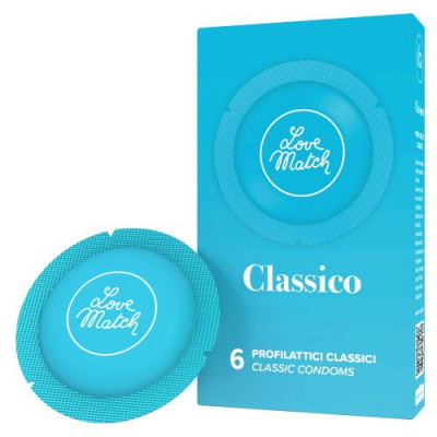 Prezervative - Love Match Clasic Prezervative Marime Confortabila si Lubrifiate Optim - 6 bucati foto
