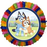 Piniata pentru petreceri, 35 cm, multicolora, model Bingo si Bluey