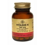 VITAMIN K1 100mcg 100tb SOLGAR