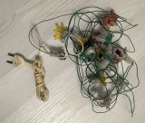 Cumpara ieftin INSTALATIE VECHE POM CRACIUN - NEPROBATA , NU ARE BECURI CU BILET / AU 2 PICIORUSE LATERALE