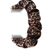 Curea textila elastica, compatibila Amazfit Bip 3 Pro, telescoape Quick Release, Scrunchies 20