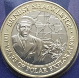 2 pounds 2021 Jersey, Ernest Shackleton-Rowett Expedition,Brill.unc, Coincard, Europa