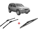Cumpara ieftin Set 3 stergatoare MAZDA TRIBUTE (EP) 2000 - 2008, pentru parbriz si luneta, Bosch Twin