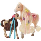 Set de joaca Spirit, Chica Linda si Foal - Grajdul de infrumusetare