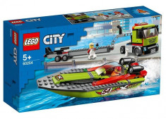 LEGO City - Transportor de barca de curse 60254 foto