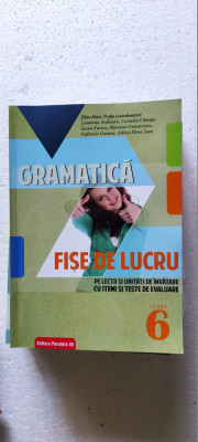 Gramatica Fisa De Lucru CLASA A VI A TROFIN CHIRITA SASU ENESCU foto