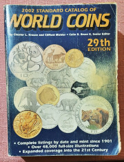 2002 Standard Catalog of World Coins 1901-Date, 29th edition-Catalog numismatica foto