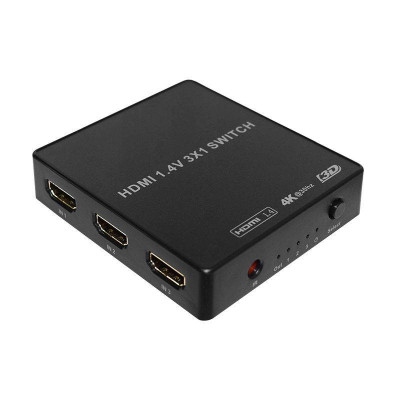 Adaptor HDMI 3 intrari la 1 iesire HDMI 1.4V 4K 3D Cabletech foto