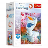 Cumpara ieftin Puzzle Trefl Mini Maxi, Disney Frozen 2, Olaf, 20 piese, 21082