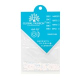 Cristale unghii tip Swarovski, Global Fashion, Diamond, albe/albastre