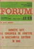 Revista Universitarilor din Romania - Forum, Nr. 11-12/1990 - Subiecte date la Concursul de admitere in invatamantul superior in 1990