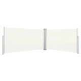 VidaXL Copertină laterală retractabilă, crem, 160x600 cm