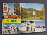 CPIB 23170 CARTE POSTALA - SINAIA, MOZAIC, CIRCULATA, 1985, STAMPILE, TIMBRU