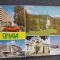 CPIB 23170 CARTE POSTALA - SINAIA, MOZAIC, CIRCULATA, 1985, STAMPILE, TIMBRU
