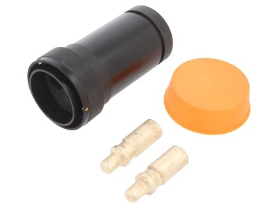 Conector circular tată 2 pini pe cablu foto