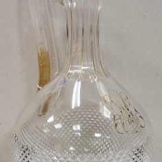 Carafa din cristal decorata cu aur coloidal, Perioada interbelica
