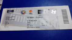 Bilet Steaua - Dinamo [Cupa rom.] foto