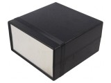 Carcasă ABS Neagră IP54 cu Panou 160x160x86mm