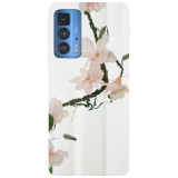 Husa compatibila cu Motorola G100 model Pink magnolia, Silicon, TPU, Viceversa