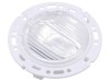Lentilă LED rotundă plexiglass PMMA transparentă albă