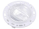 Lentilă LED rotundă plexiglass PMMA transparentă albă