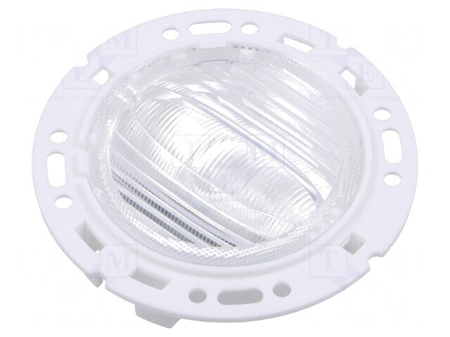 Lentilă LED rotundă plexiglass PMMA transparentă albă