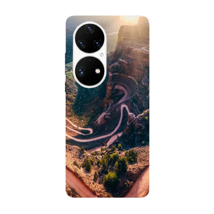 Husa compatibila cu Huawei P50 model Mountain path, Silicon, TPU, Viceversa