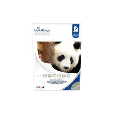 MediaRange A4 Photo Paper for inkjet, high-glossy 115g, 50sheets foto