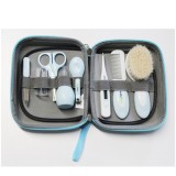 Set ingrijire unghii bebelusi cu 9 piese BabyJem Grooming Set (Culoare: Bleu)