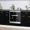 vidaXL Dulap de cuptor Stejar negru 60 x 46 x 81.5 cm Lemn compozit 863298