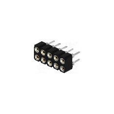 Conector 10 pini, seria {{Serie conector}}, pas pini 2.54mm, CONNFLY - DS1002-01-2*5V13-JK