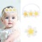 Set bentita si clamuta asortata - Margarete (Marime Disponibila: 0-6 luni)